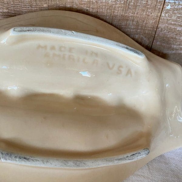 Atomic mid century ceramic ashtray bottom makers mark