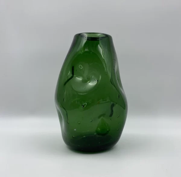 Vintage Blenko Glass Vase side