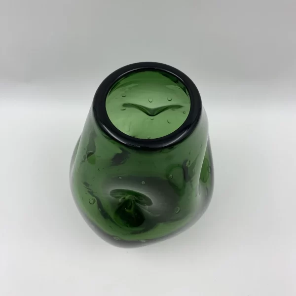 Vintage Blenko Glass Vase top