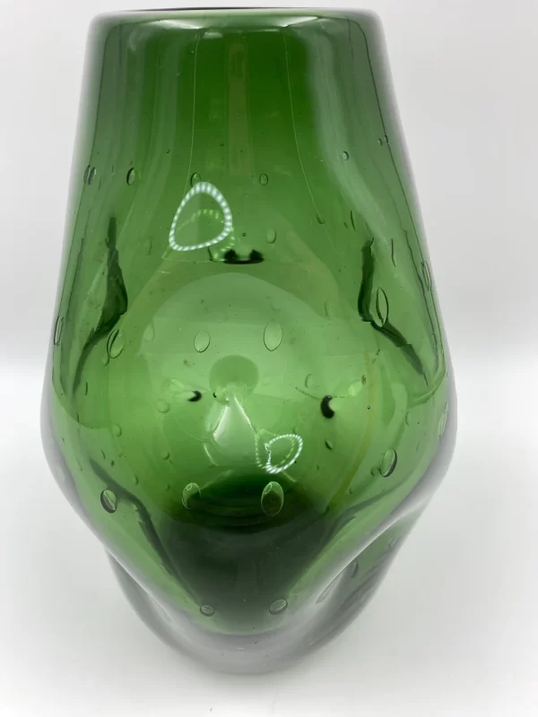 Vintage Blenko Glass Vase close