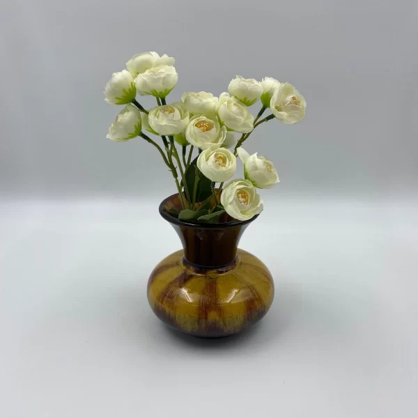 Blue Mountain Pottery Vase with flowers