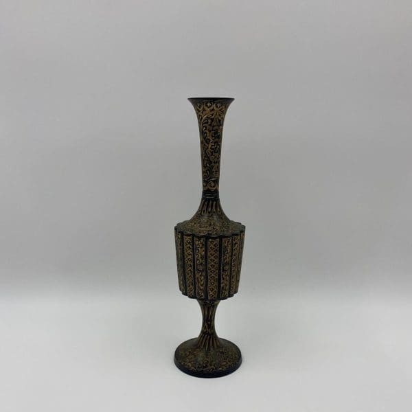 vintage brass vase