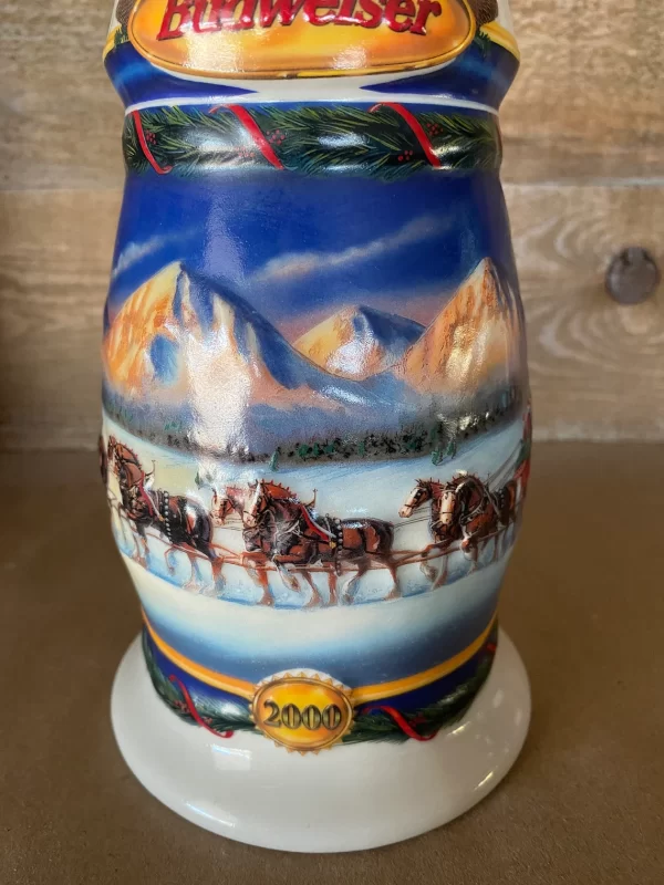 2000 Budweiser holiday stein base