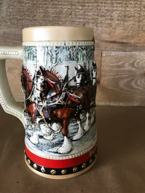 1988 Budweiser holiday stein right side