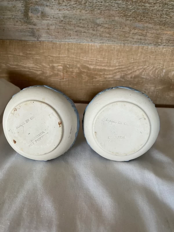 Jasperware vase bottoms