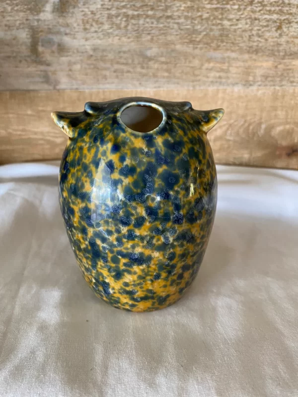 ceramic owl vase back