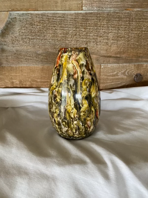 ceramic marble vase vintage