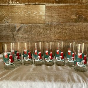 holiday drinking glasses eight