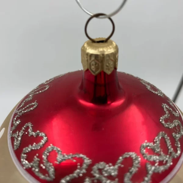 vintage Christopher Radko Christmas ornaments close top