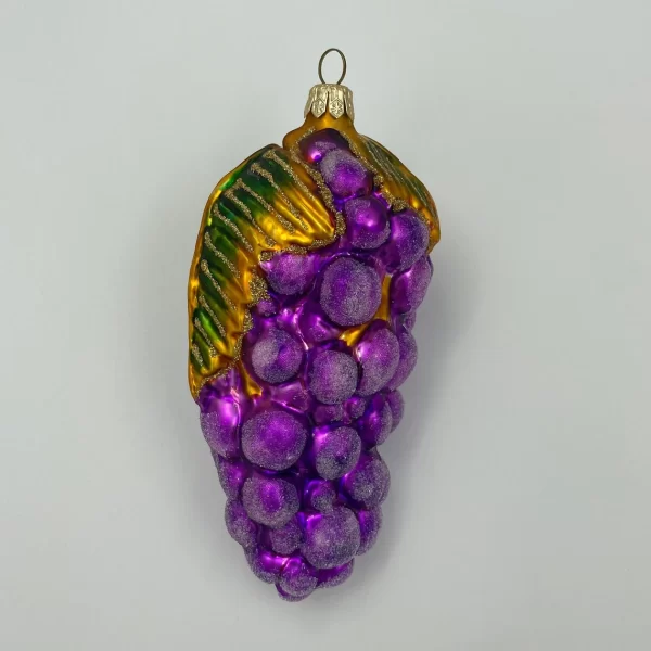 vintage Christopher Radko ornaments grapes