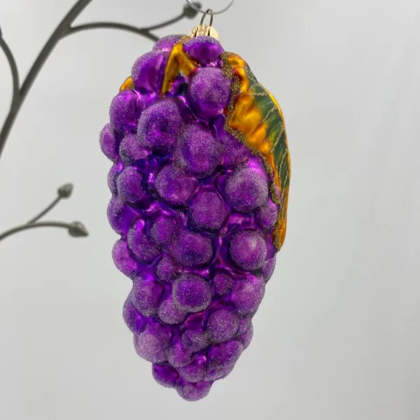 vintage Christopher Radko ornaments royal purple grape