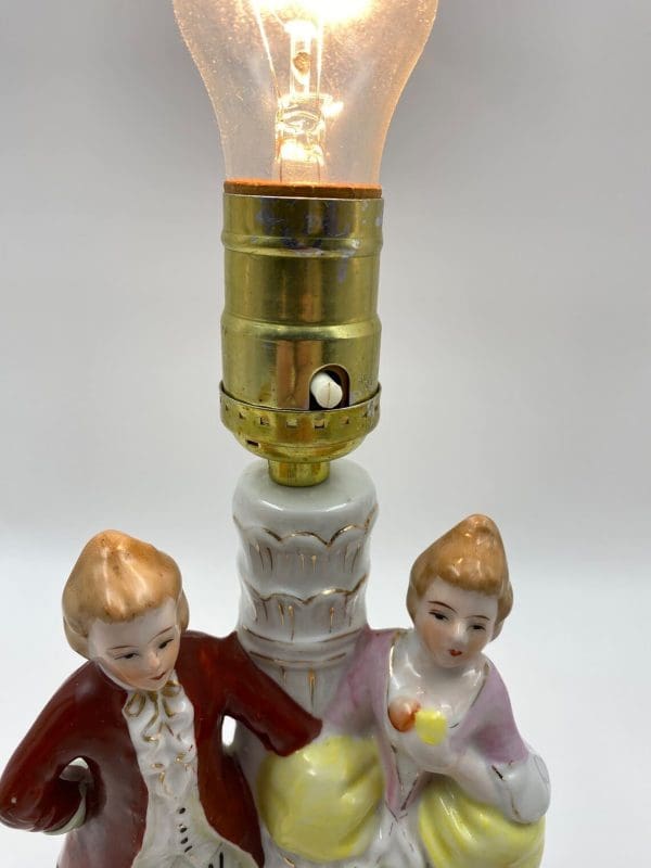 vintage porcelain figurine lamps lamp switch