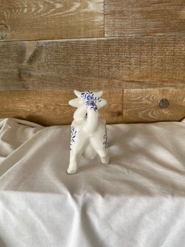 vintage cow creamer back