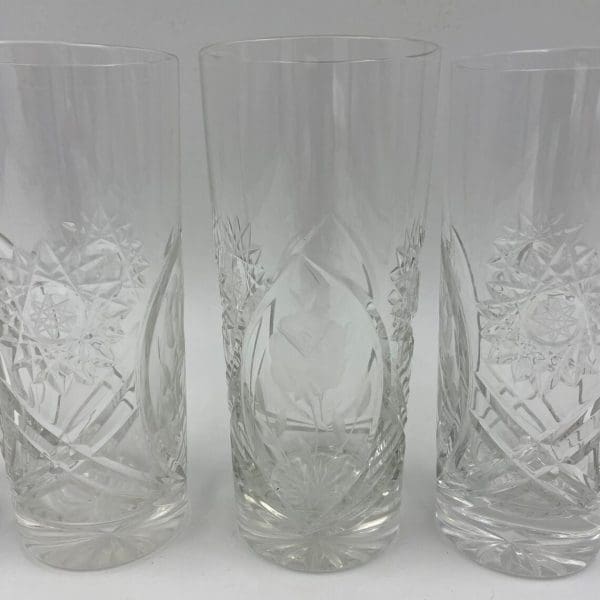 crystal drinking glasses highball water glass