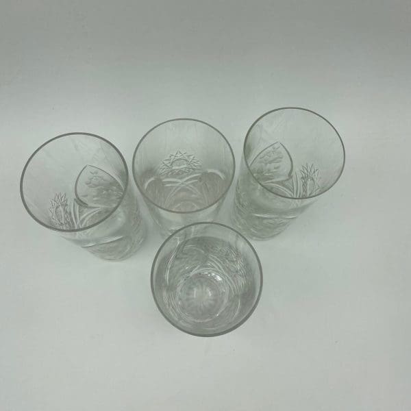 crystal drinking glasses top