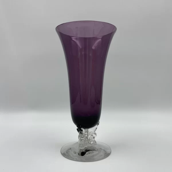 vintage fostoria vase close