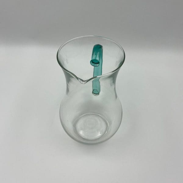 vintage glass water pitcher top