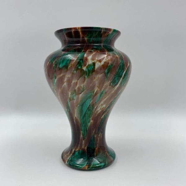 multicolor glass vase side