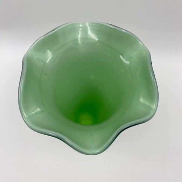 green glass vases vintage top