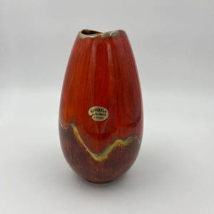 vintage lava vase front