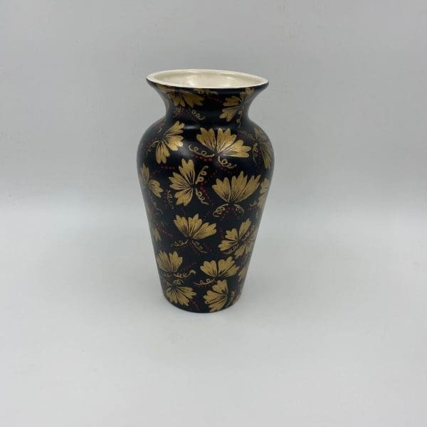 Holland Mold vase gold black