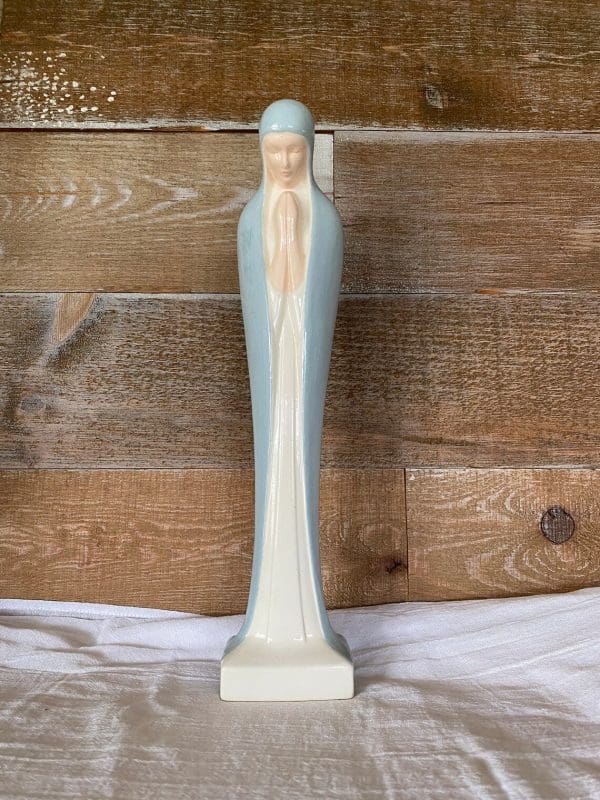 Virgin Mary figurine front close