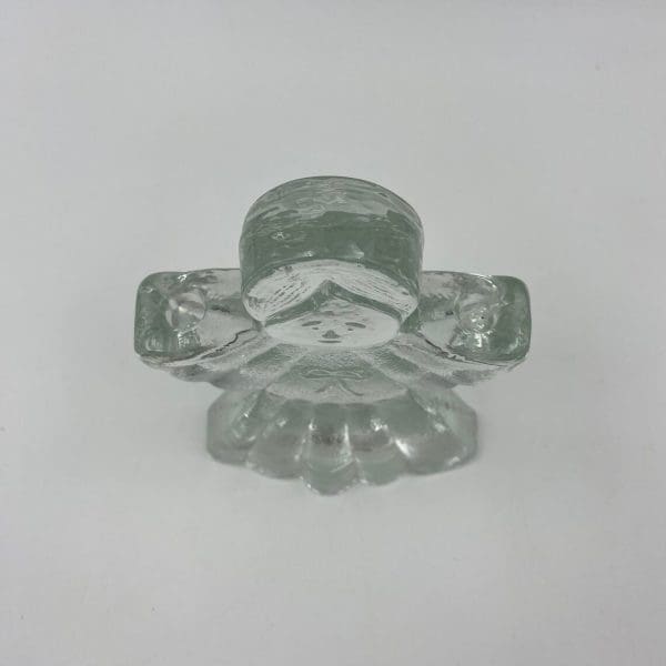 glass angel candle holder top