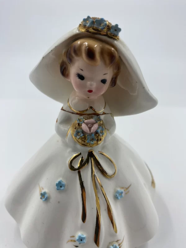 Josef Originals figurines face of bride