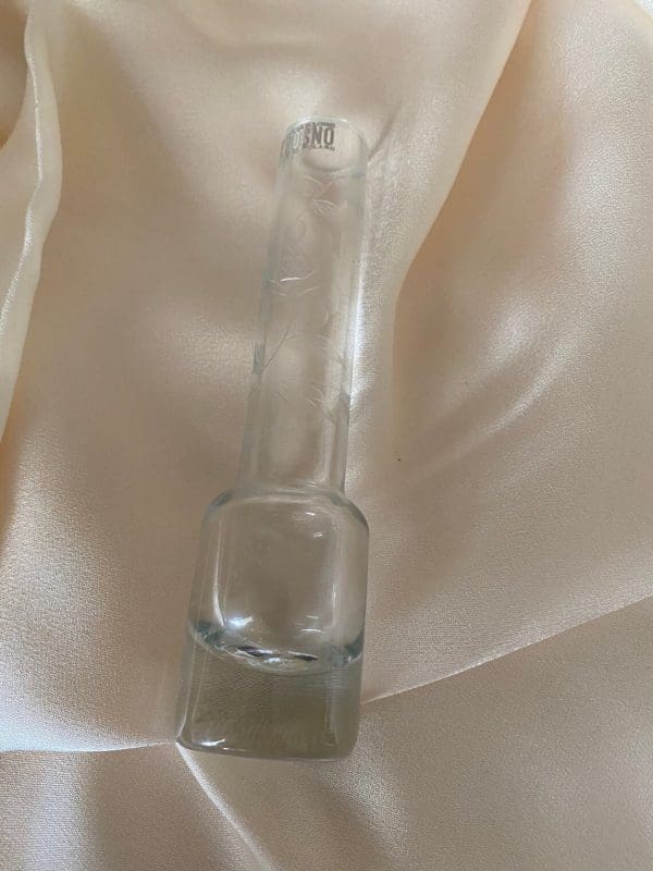 Krosno Poland glass vase laying