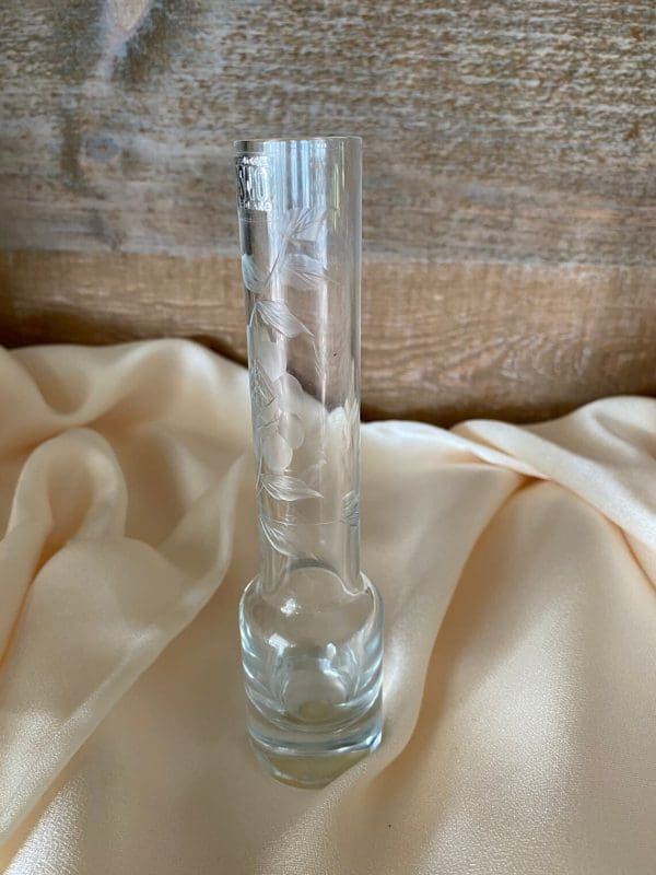 Krosno Poland glass vase side