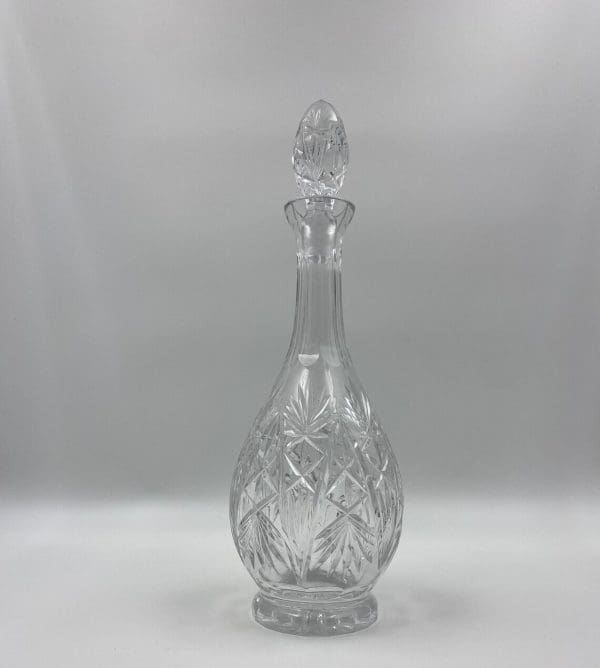 vintage crystal decanter large