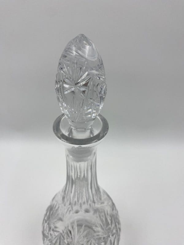 vintage crystal decanter stopper