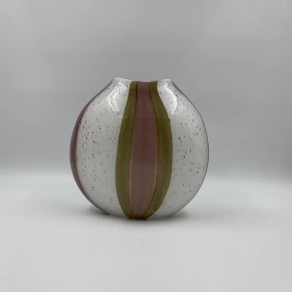 vintage murano glass vase front