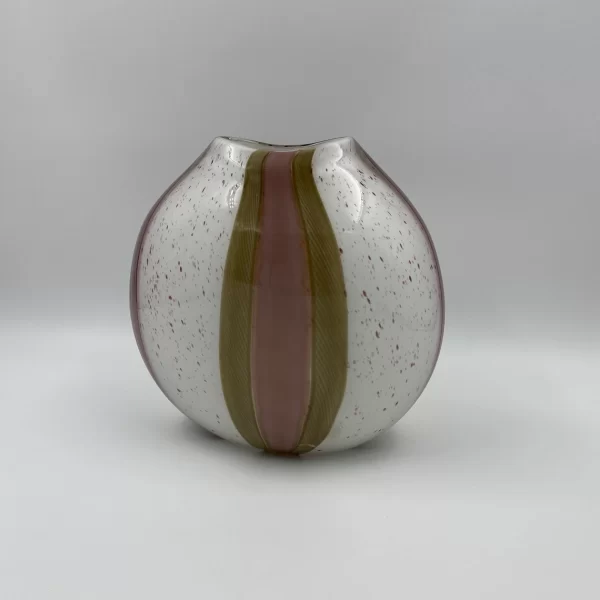 vintage murano glass vase back