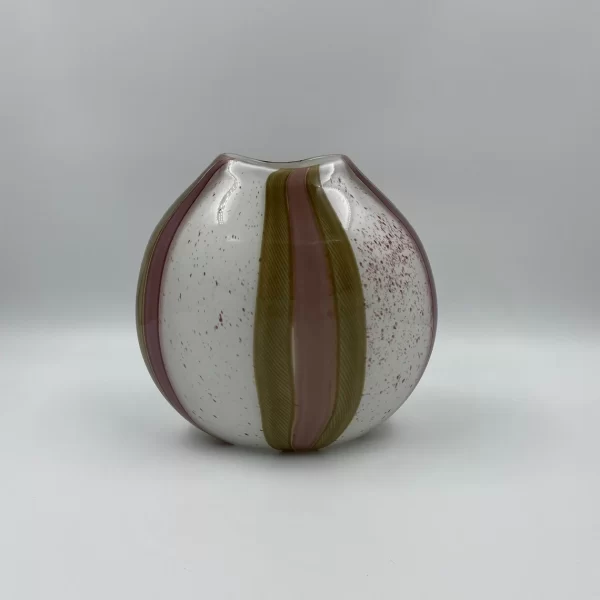 vintage murano glass vase detail