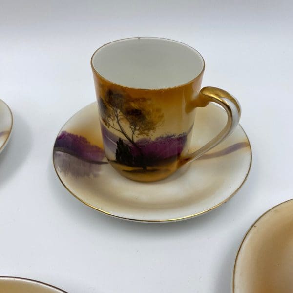 vintage Noritake China tea cup and saucer close view