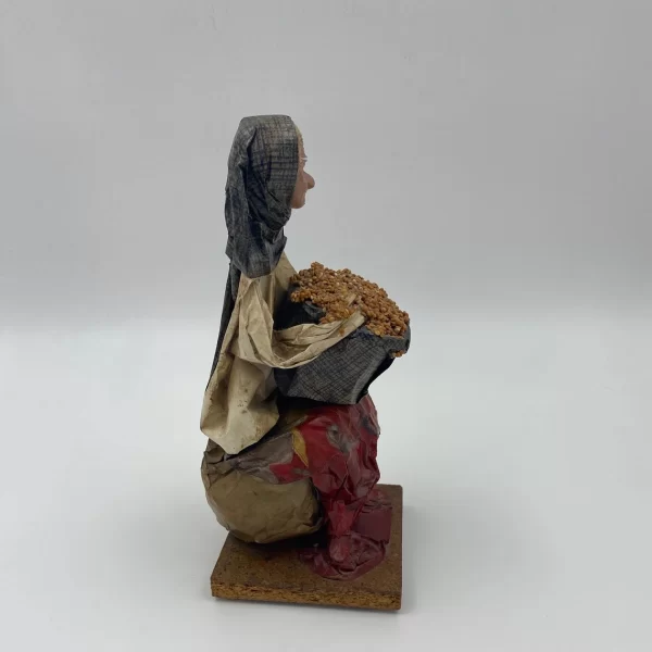 vintage Mexican paper mache figurines lady right side