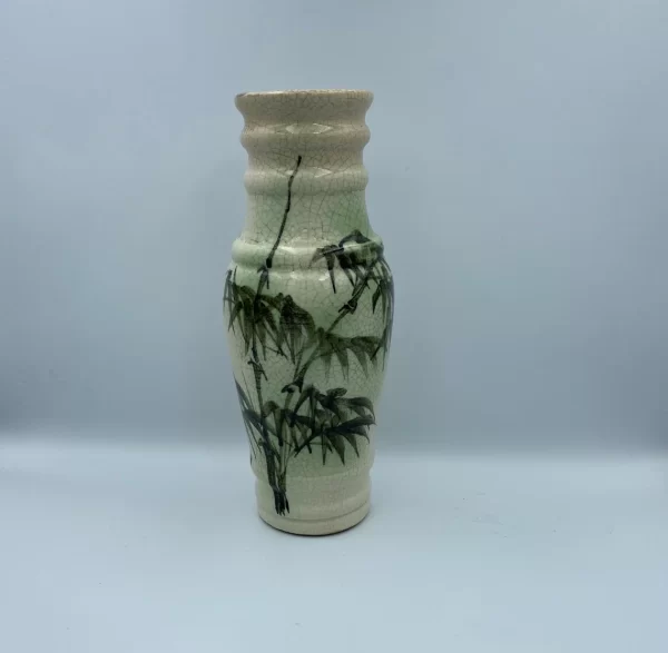 vintage porcelain vases front standing