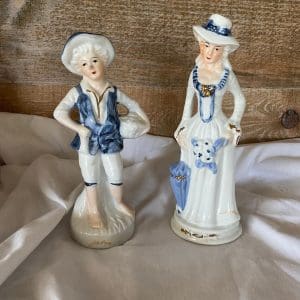 lady Angela figurines pair