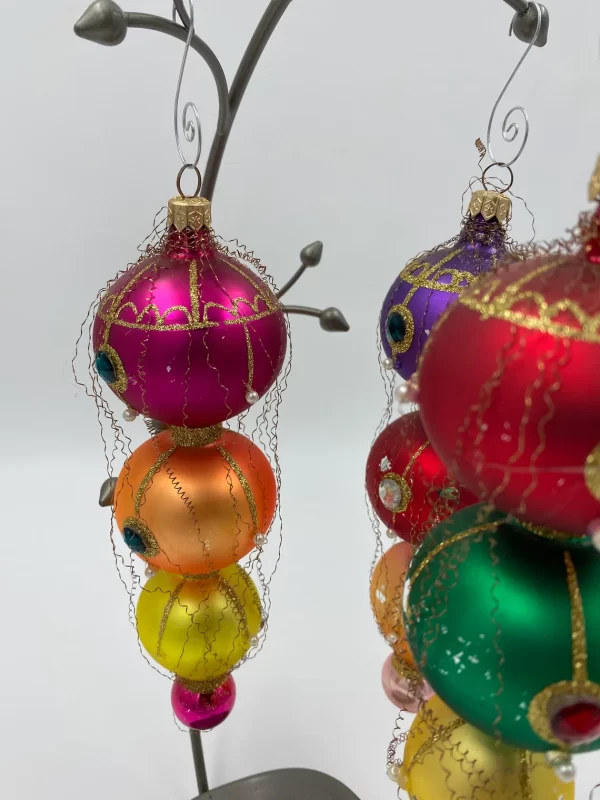 rare Christopher Radko ornaments wire wrapped