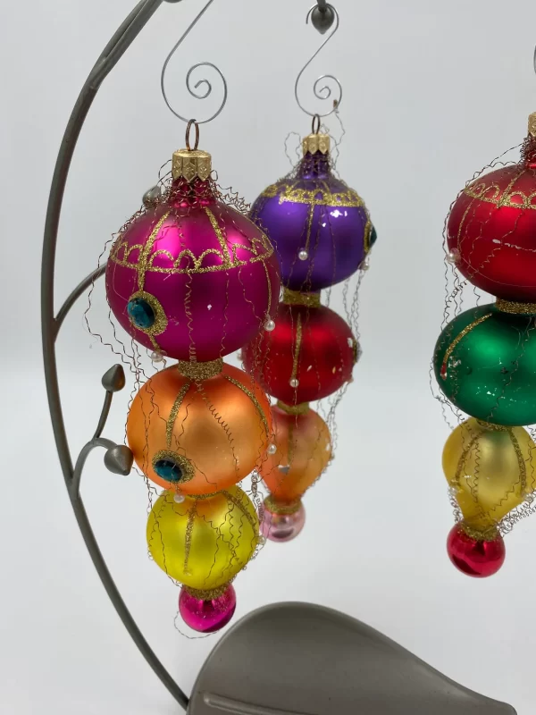 rare Christopher Radko ornaments tiered balls