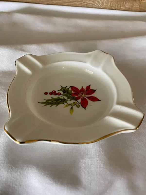 Poinsettia ashtray Royal Adderley 1970s