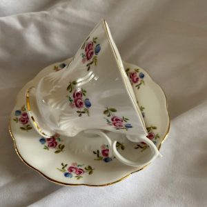 Royal Albert bone china tea cup floral pattern side view