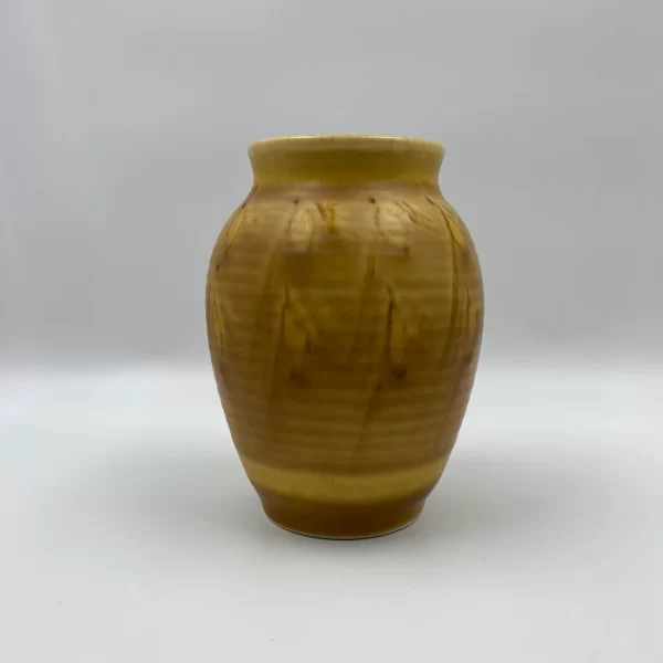 antique pottery vases yellow