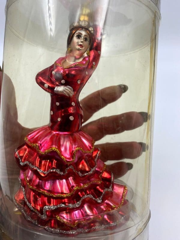 salsa dancer ornament pretty red dress