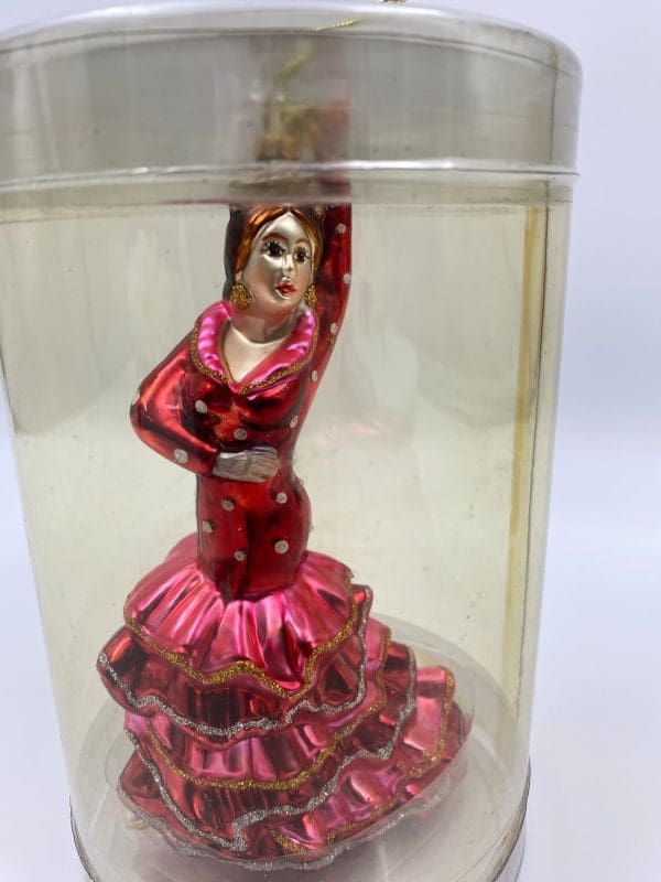 salsa dancer ornament front