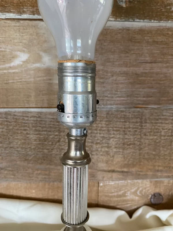 vintage clear glass lamps switch