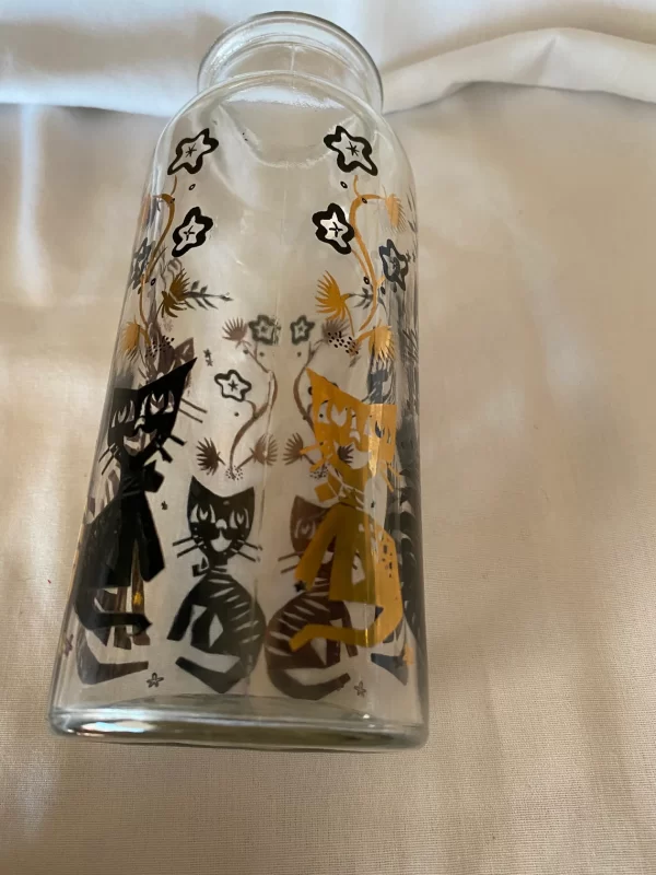 vintage cat vase base