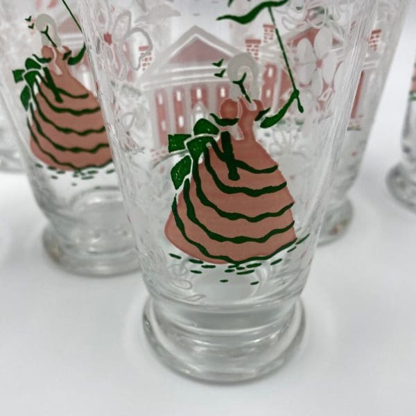 Libbey glasses vintage close to detail