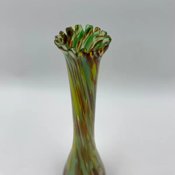 stretch glass vase top